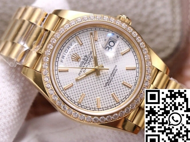 EW Silver Day-Date Dial Factory M228348RBR-0005 Rolex 0505